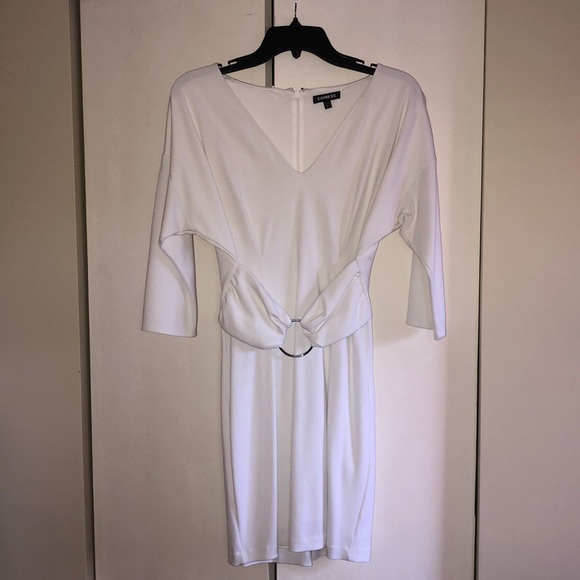 White Express Belted dress - Picture 1 of 3